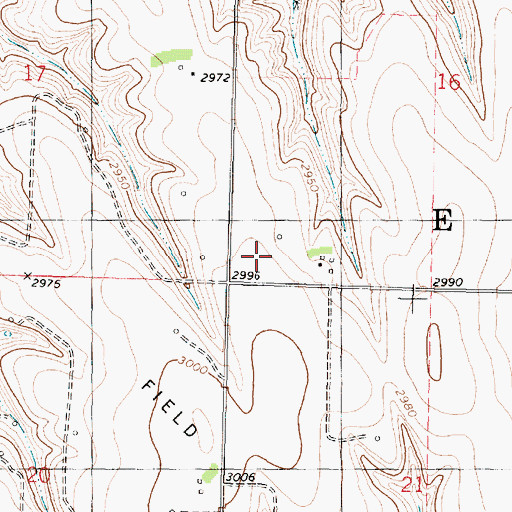 Topographic Map of Township of Elk (historical), KS