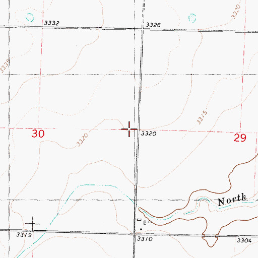 Topographic Map of Pleasant View School (historical), KS