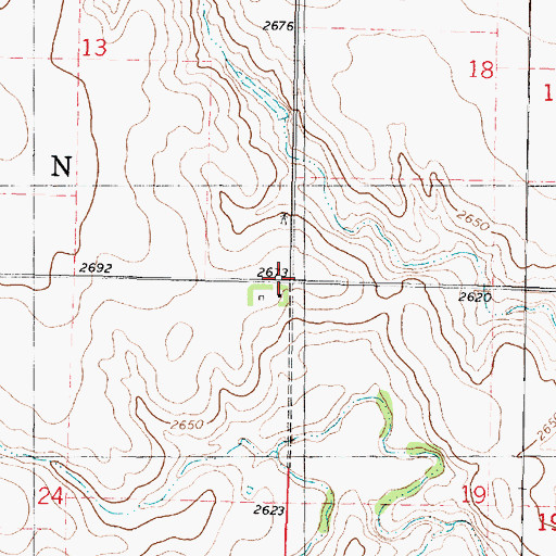 Topographic Map of Township of Union, KS