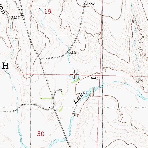 Topographic Map of Kolacny Canyon, KS