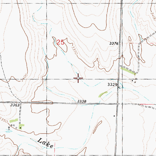 Topographic Map of Gardner Draw, KS