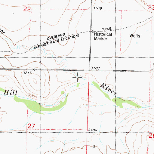 Topographic Map of Capper Draw, KS