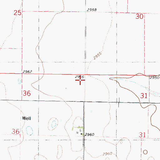 Topographic Map of Township of Michigan, KS