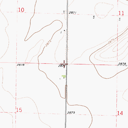 Topographic Map of Township of Blaine (historical), KS