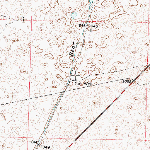 Topographic Map of Township of Kendall, KS