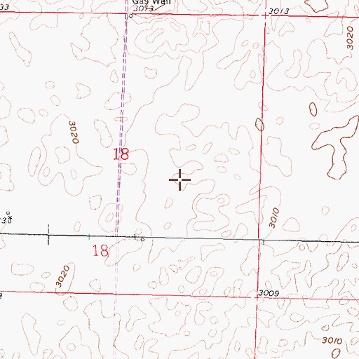 Topographic Map of Township of Southside, KS