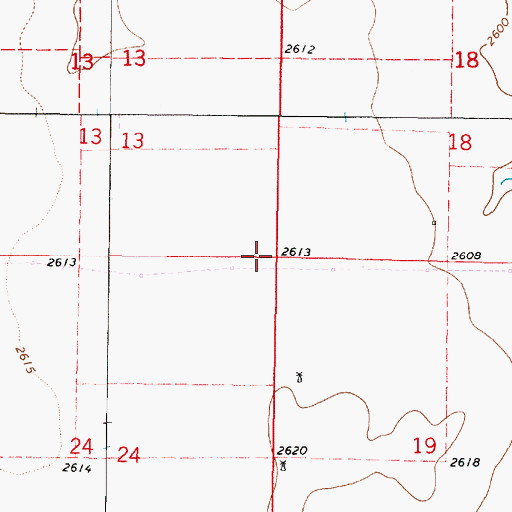 Topographic Map of Township of Royal, KS