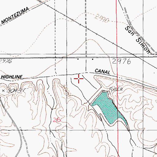 Topographic Map of Foote Draw, AZ
