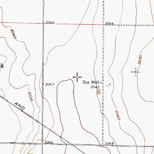 Topographic Map of Columbian Track, KS