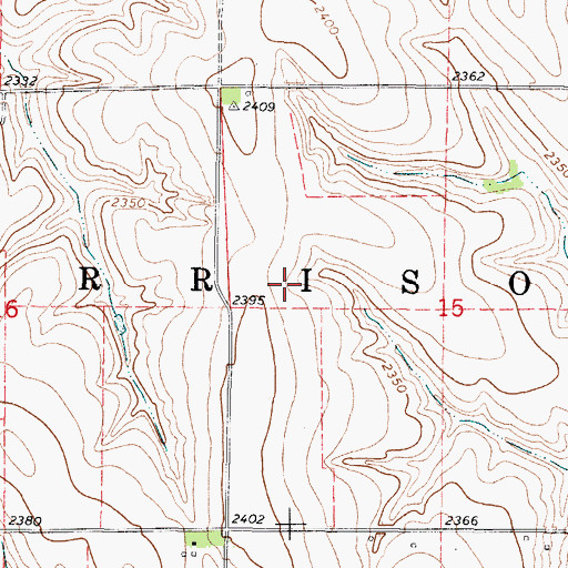 Topographic Map of Township of Harrison-District 6 (historical), KS