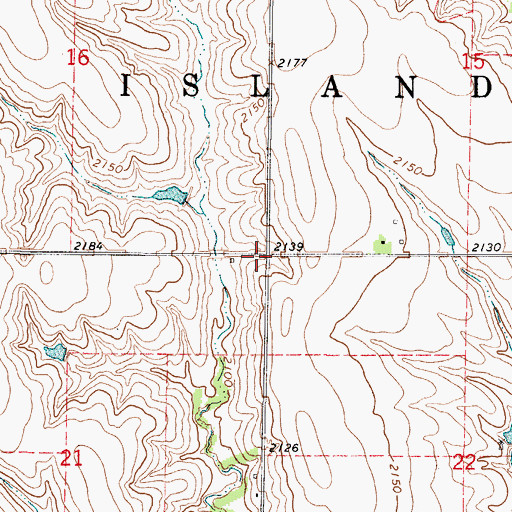 Topographic Map of Township of Long Island, KS
