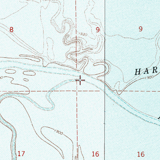 Topographic Map of Prairie Dog Creek, NE