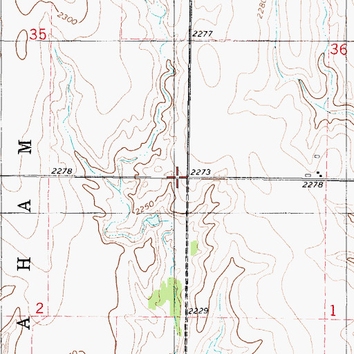 Topographic Map of Welborn Elementary School, KS