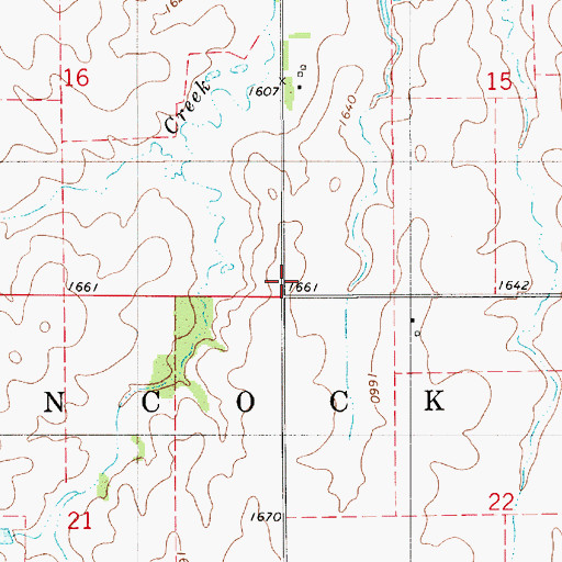 Topographic Map of Township of Hancock, KS