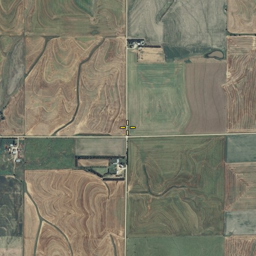 Aerial/Satellite Image of Rosette Hall, KS