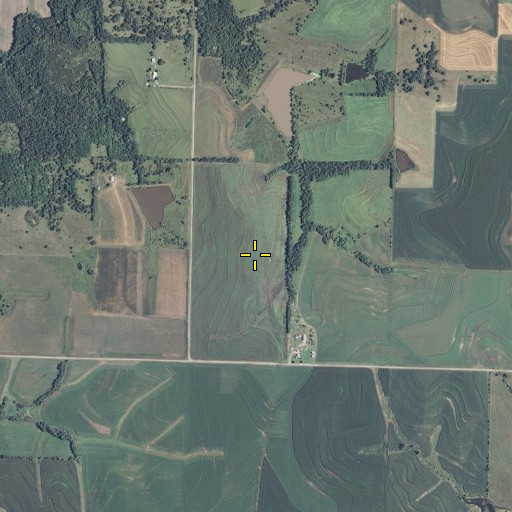 Aerial/Satellite Image of Township of Grasshopper, KS