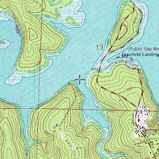 Topographic Map of Camp Spring Hollow, AR