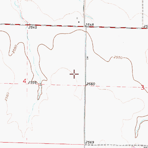 Topographic Map of Township of Enterprise, KS
