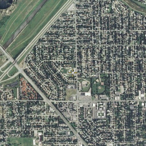 Aerial/Satellite Image of OK  Elementary School, KS