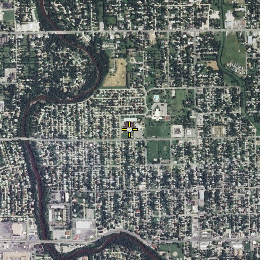 Aerial/Satellite Image of Cloud Elementary School, KS