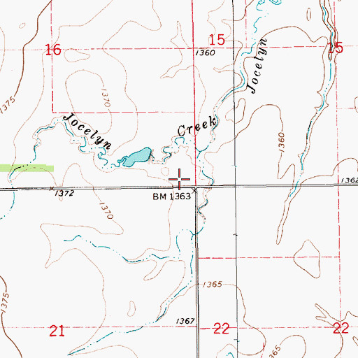 Topographic Map of Township of Erie, KS