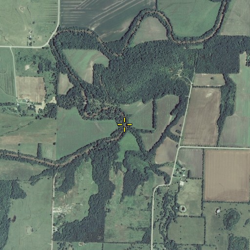 Aerial/Satellite Image of Tippie Creek, KS