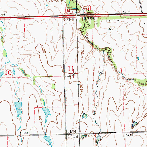 Topographic Map of Township of Prospect, KS