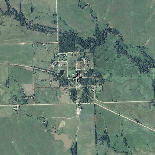 Aerial/Satellite Image of Reece, KS