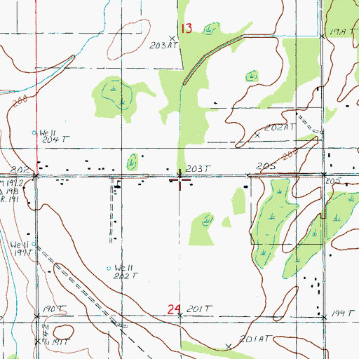 Topographic Map of Carver School, AR