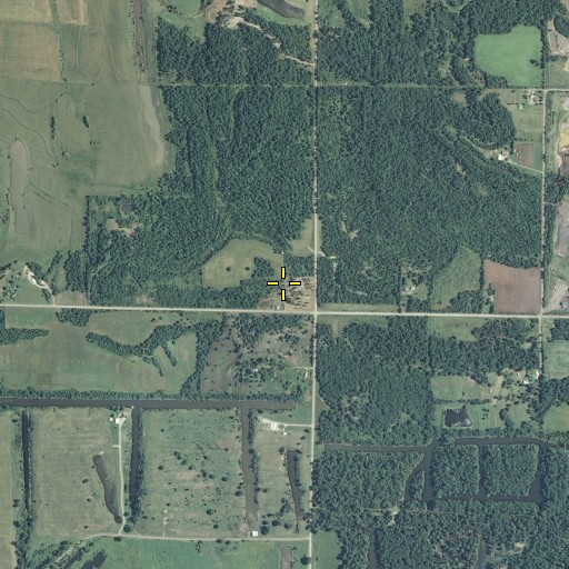 Aerial/Satellite Image of Breezy Hill, KS