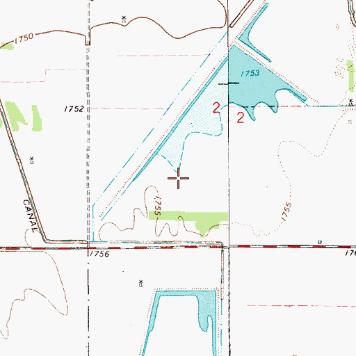 Topographic Map of Quivira National Wildlife Refuge, KS