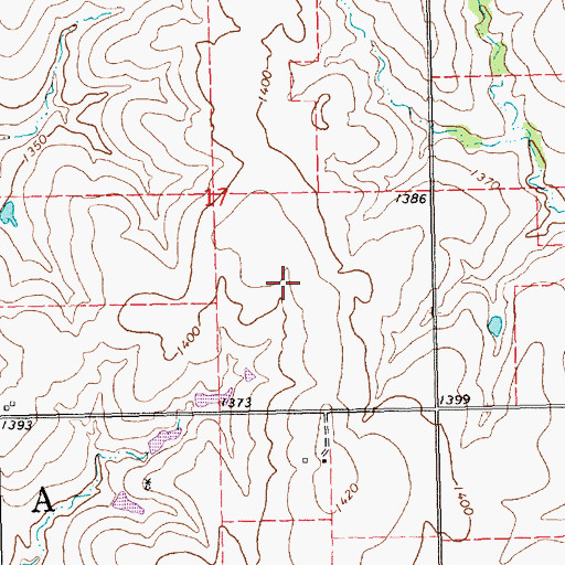 Topographic Map of Township of Bala, KS
