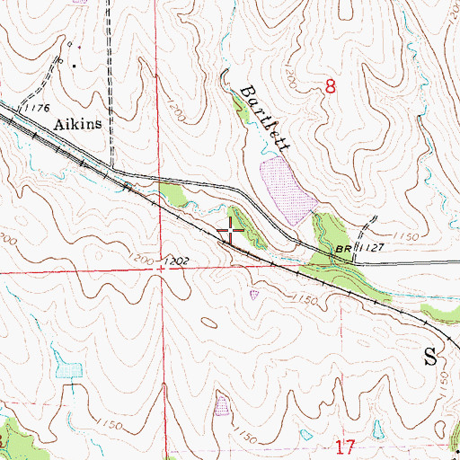 Topographic Map of Township of Saint Clere, KS