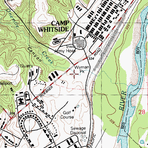 Topographic Map of Magazine Canyon, KS