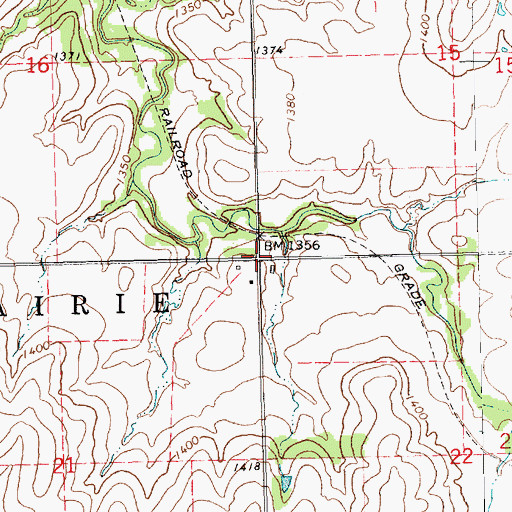 Topographic Map of Township 5, KS