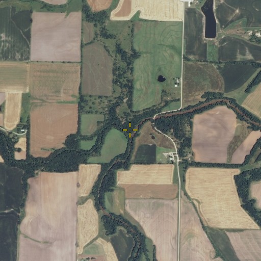 Aerial/Satellite Image of Elm Creek, KS
