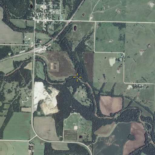 Aerial/Satellite Image of Saline Creek, KS