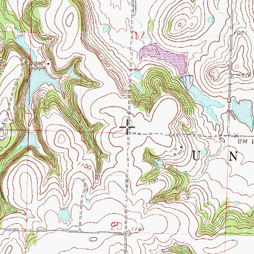 Topographic Map of Township of Union (historical), KS