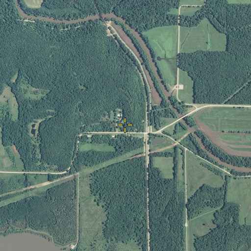 Aerial/Satellite Image of Boicourt, KS