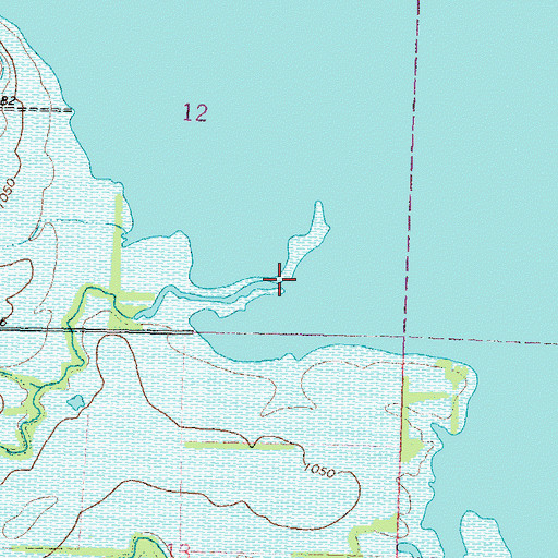Topographic Map of Buffalo Creek, KS