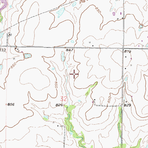 Topographic Map of Township of Potosi, KS