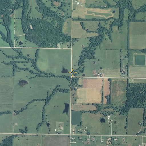 Aerial/Satellite Image of Mound Valley School, KS