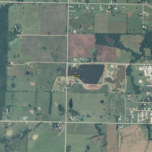 Aerial/Satellite Image of Lakeside Park, KS