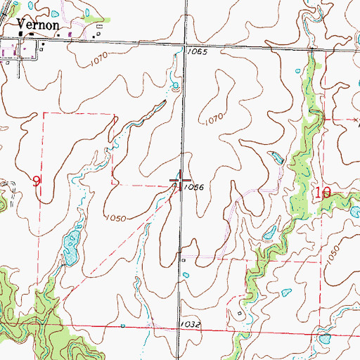 Topographic Map of Township of Everett (historical), KS