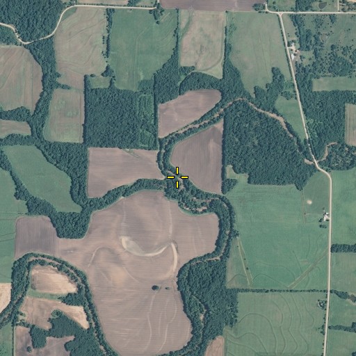 Aerial/Satellite Image of Elk Creek, KS