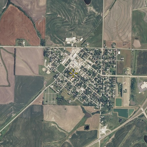 Aerial/Satellite Image of Nortonville, KS