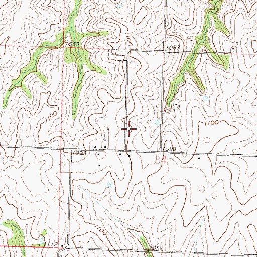 Topographic Map of Pardee School (historical), KS