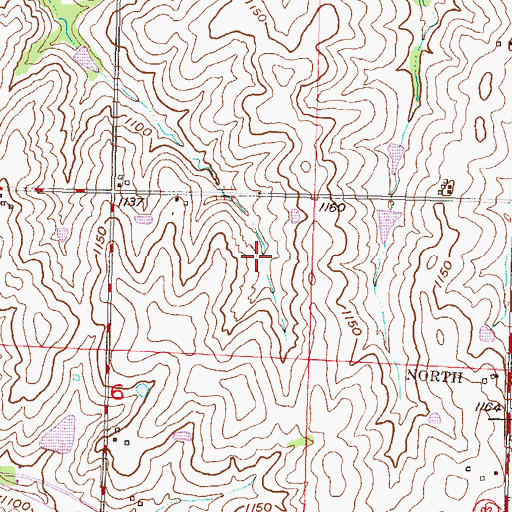 Topographic Map of Township of Union, KS