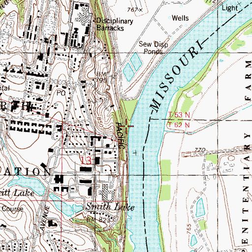 Topographic Map of Quarry Creek, KS