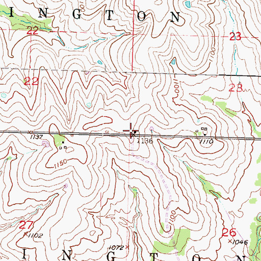 Topographic Map of Capitol View School (historical), KS